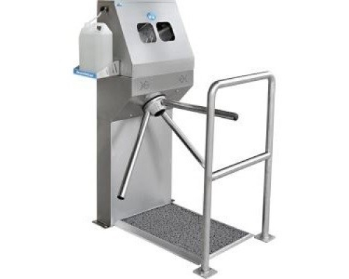 ymt-1300-hygiene-station_l image ymt-1300-hygiene-station_l Malak Al Naim Co.  |  MALAK - YMT-1300 / Hand Sanitizer & turnstile